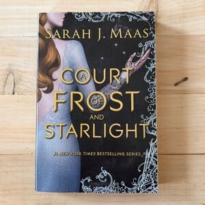 A Court of Frost and Starlight Paperback Sarah J Maas First Edition Out of Print